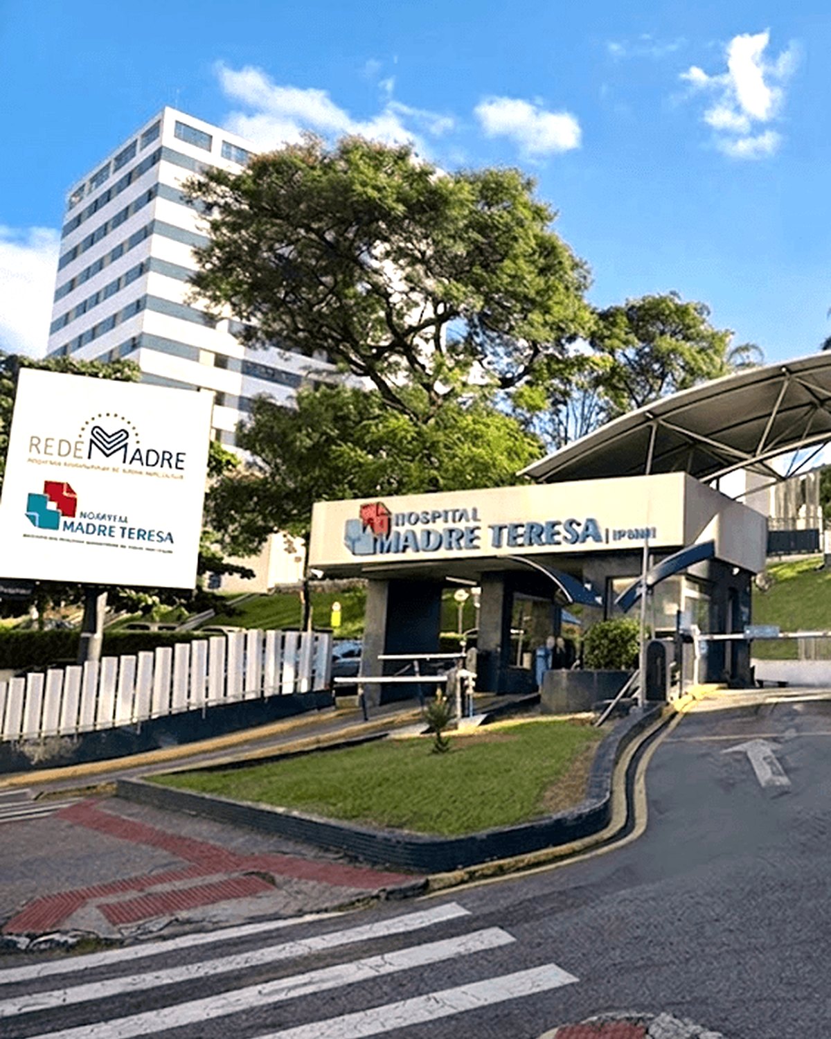 Fachada do Hospital Madre Teresa